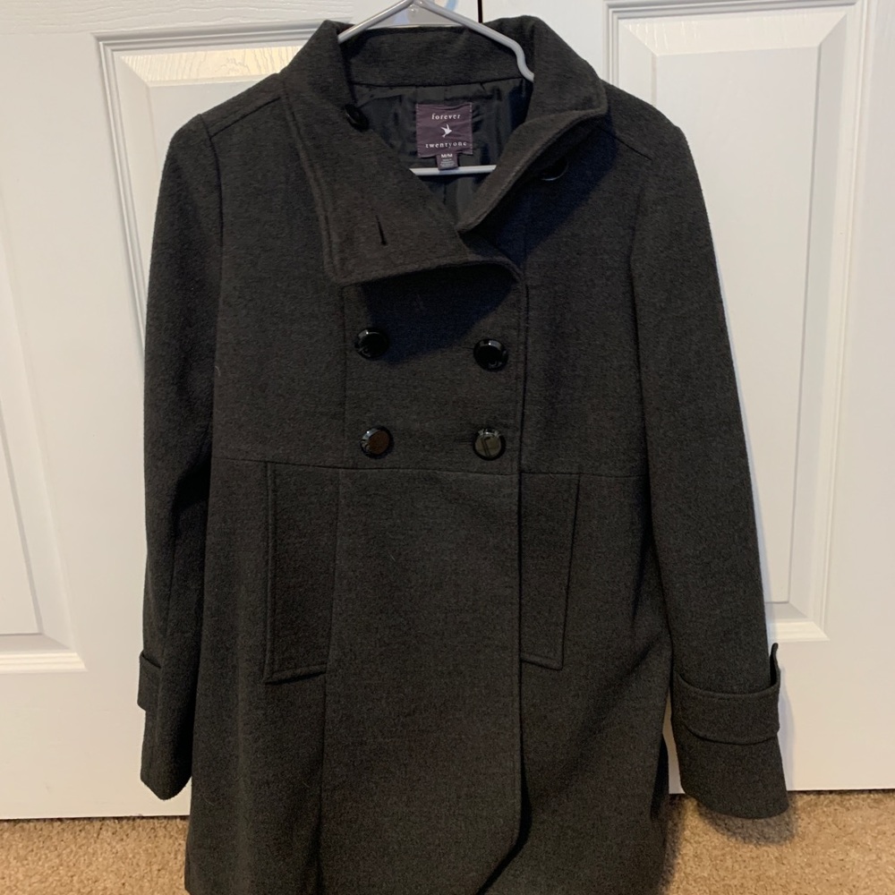Gray Peacoat